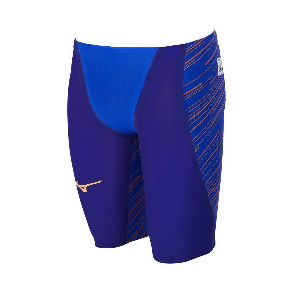 Mens Mizuno GX-Sonic III MR Jammer Swimsuit Royal/Orange Philippines (OTGEFM370)